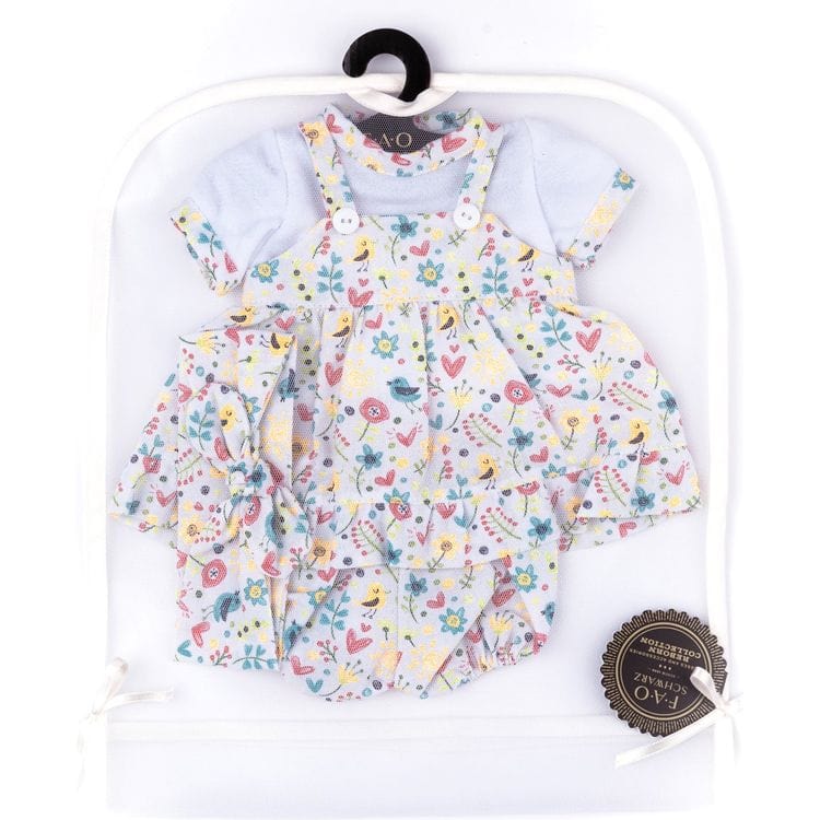My FAO Doll Outfit - Flower and Rainbow Dungarees - Image 3