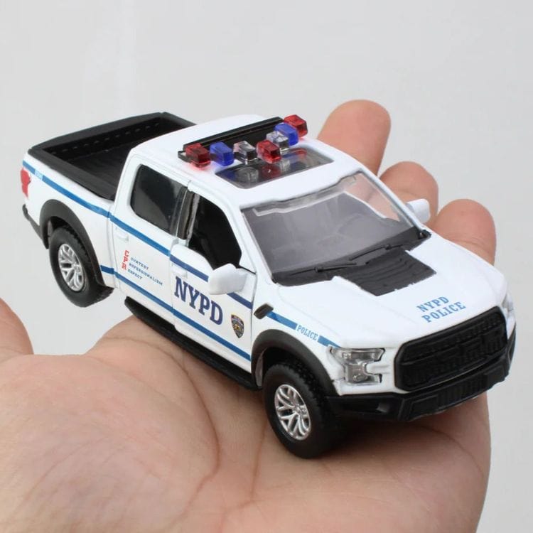 NYPD Die-Cast Metal Pick-Up Truck - Image 2