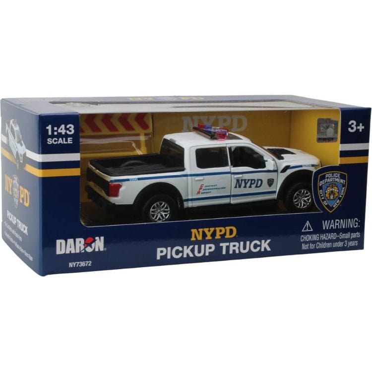 NYPD Die-Cast Metal Pick-Up Truck - Image 5