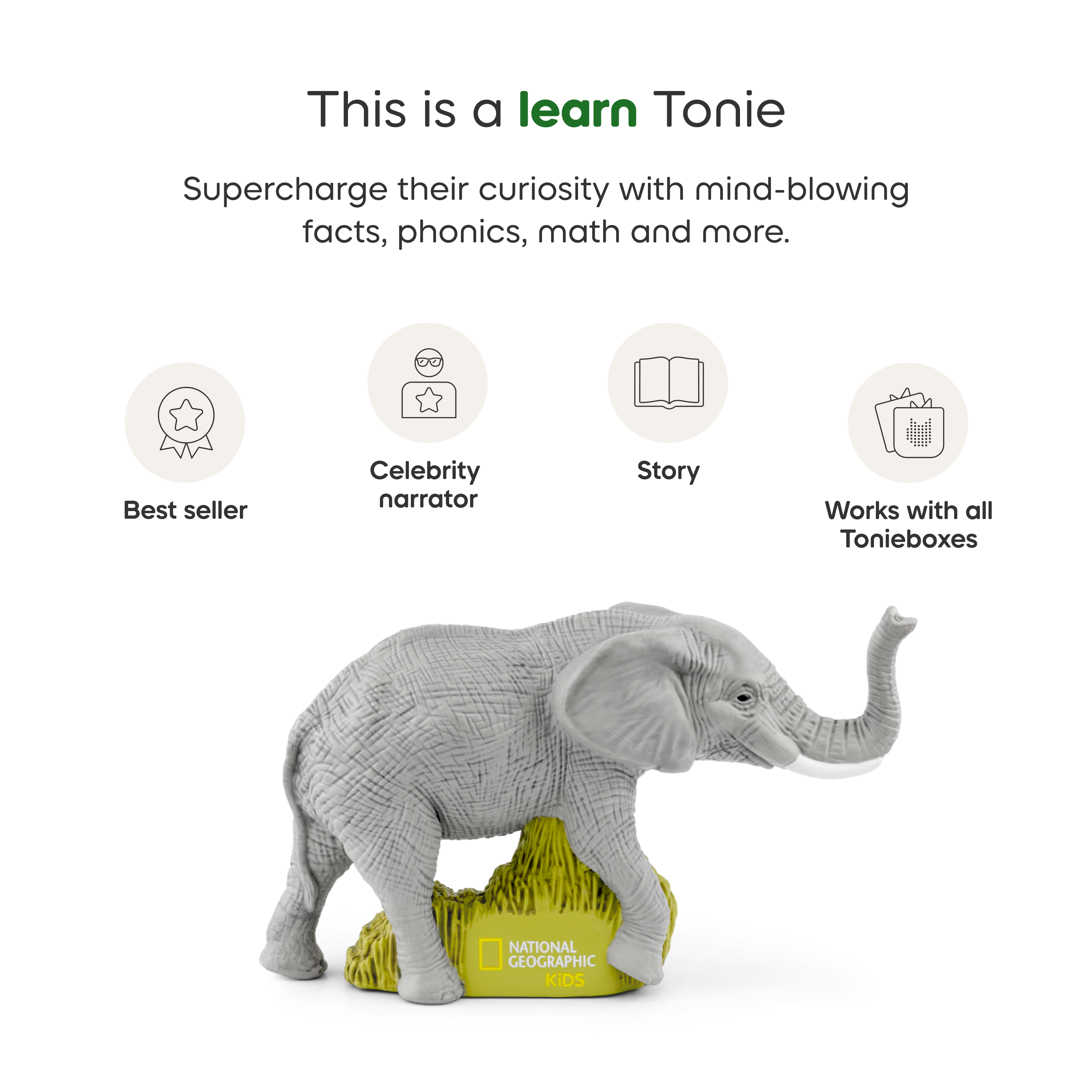 National Geographic Kids: Elephants Tonie - Image 4