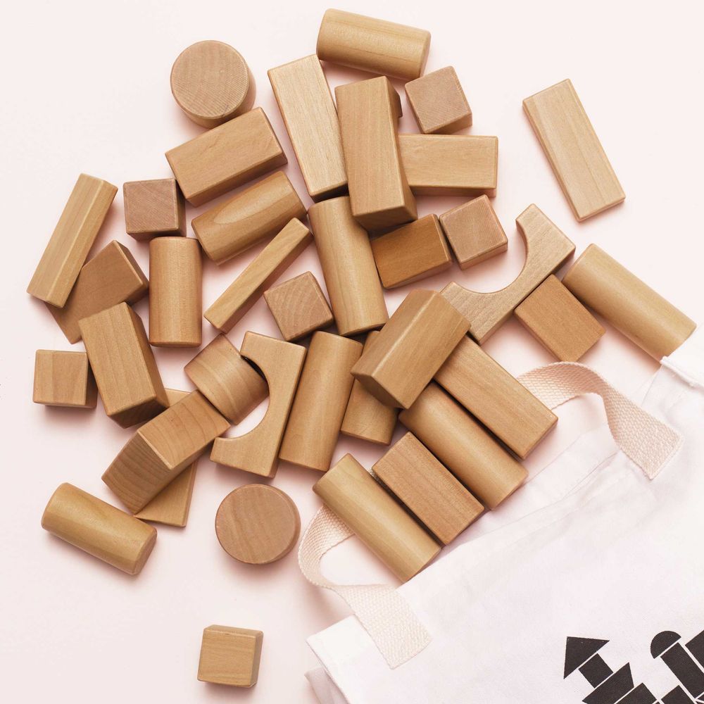 Natural Wood Building Blocks - Image 3