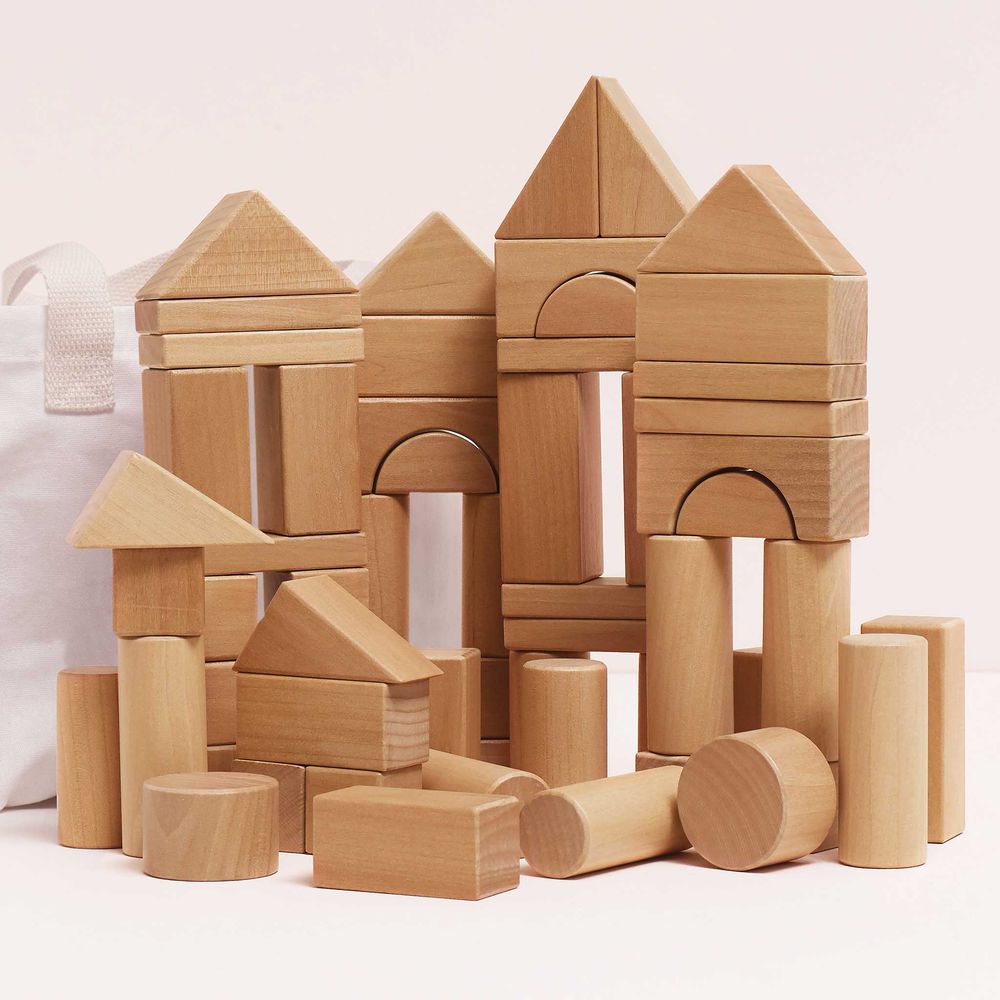 Natural Wood Building Blocks - Image 4