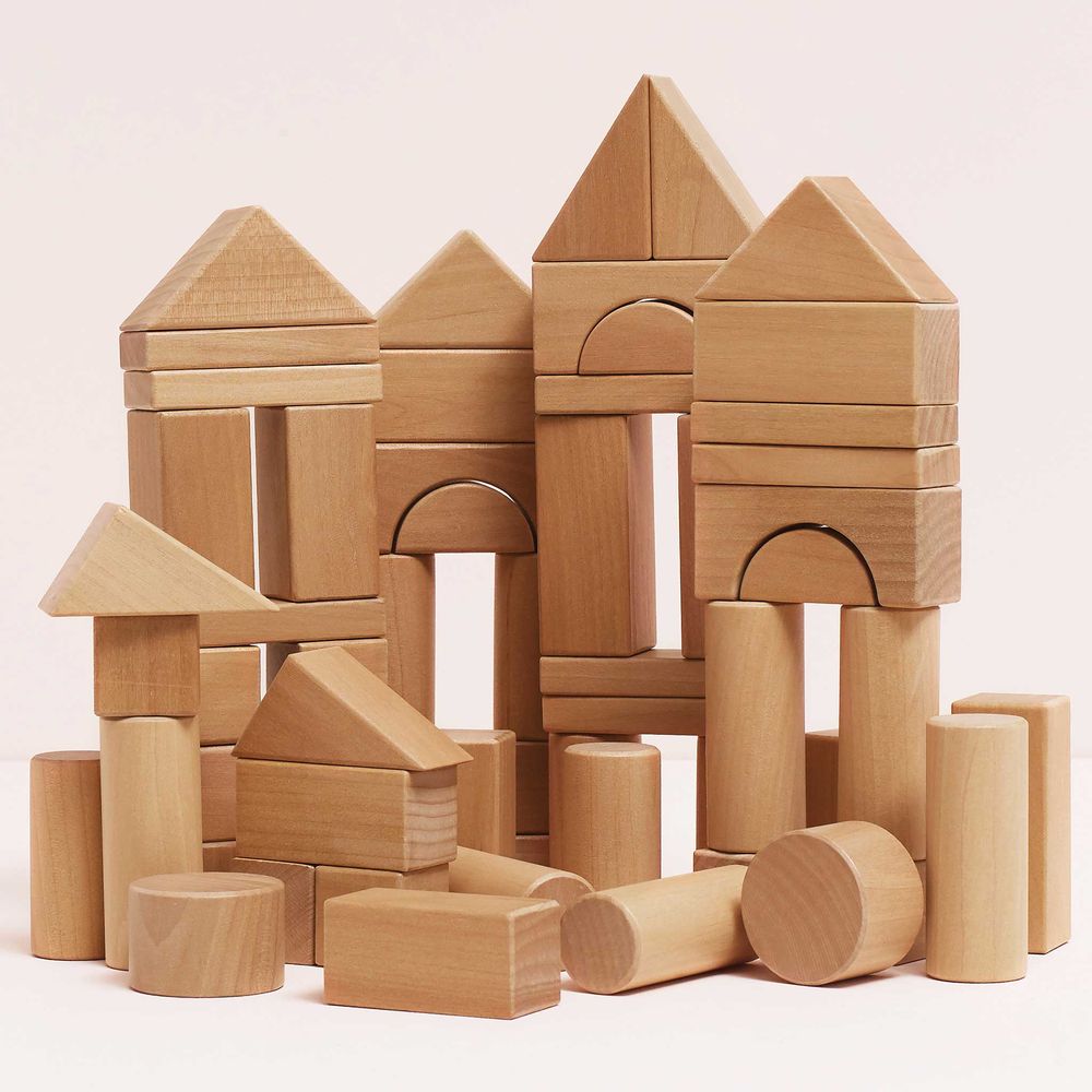 Natural Wood Building Blocks - Image 5