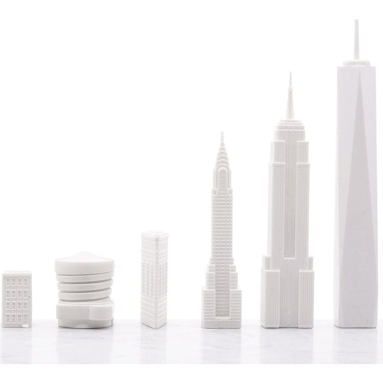 New York City Edition Acrylic Chess Set with Wood Map Board - Image 4