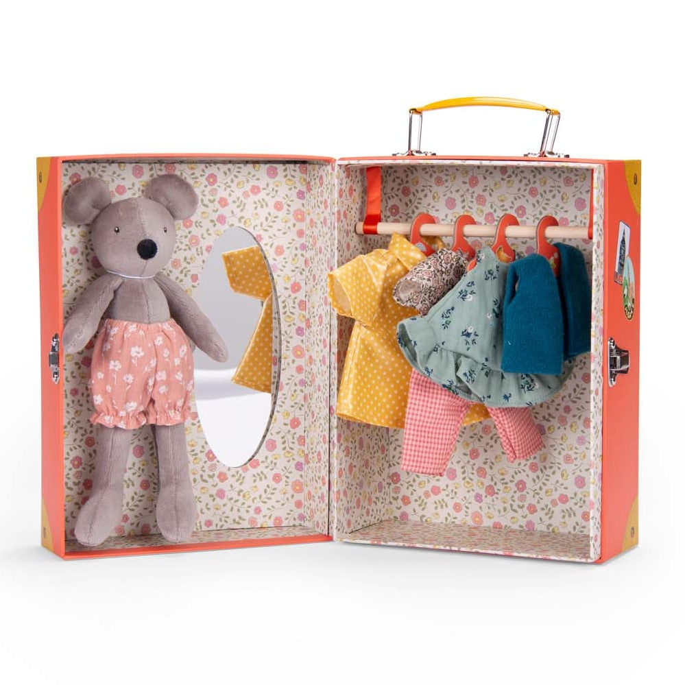 Nini Doll with Little Wardrobe Suitcase - The Big Family - Image 2