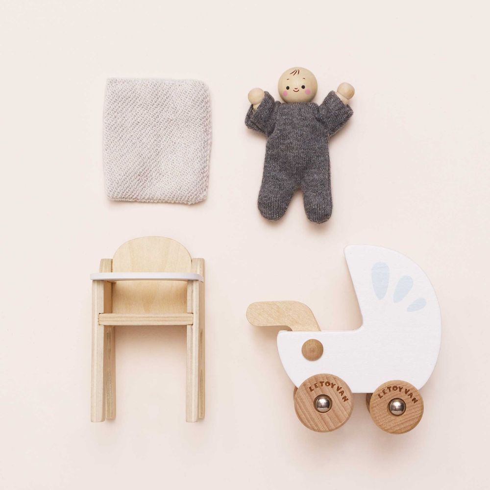 Nursery Dollhouse Furniture Set - Image 5