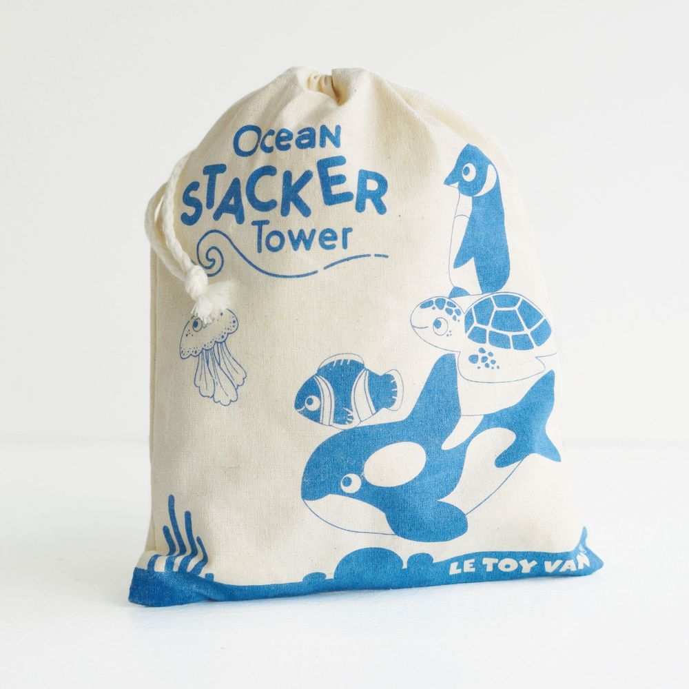 Ocean Life Stacking Animals & Bag - Image 8