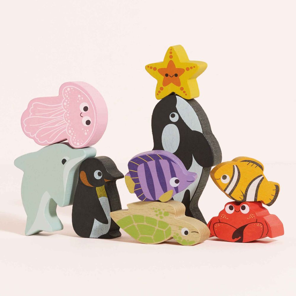 Ocean Life Stacking Animals & Bag - Image 10