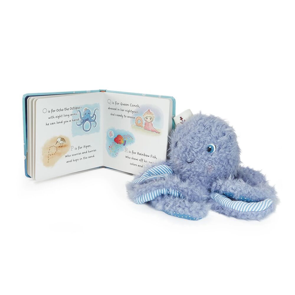 Ocho the Octopus Plush & ABC by the Sea Book Bundle - Image 3