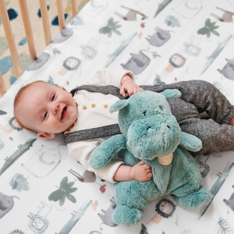 Alternative view of Oh So Snuggly Hippo Plush - 12.5"