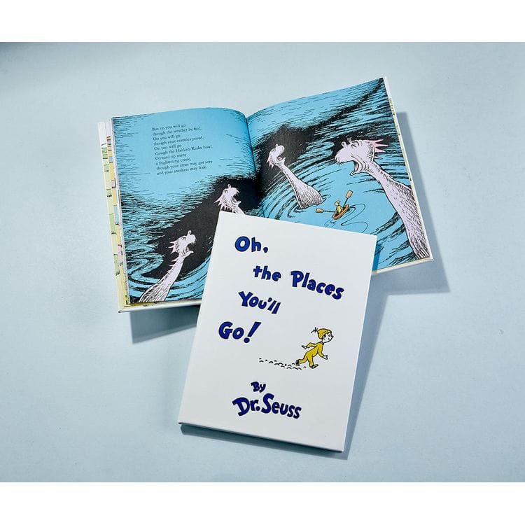 Alternative view of "Oh The Places You'll Go" by Dr. Seuss Leather-Bound Book