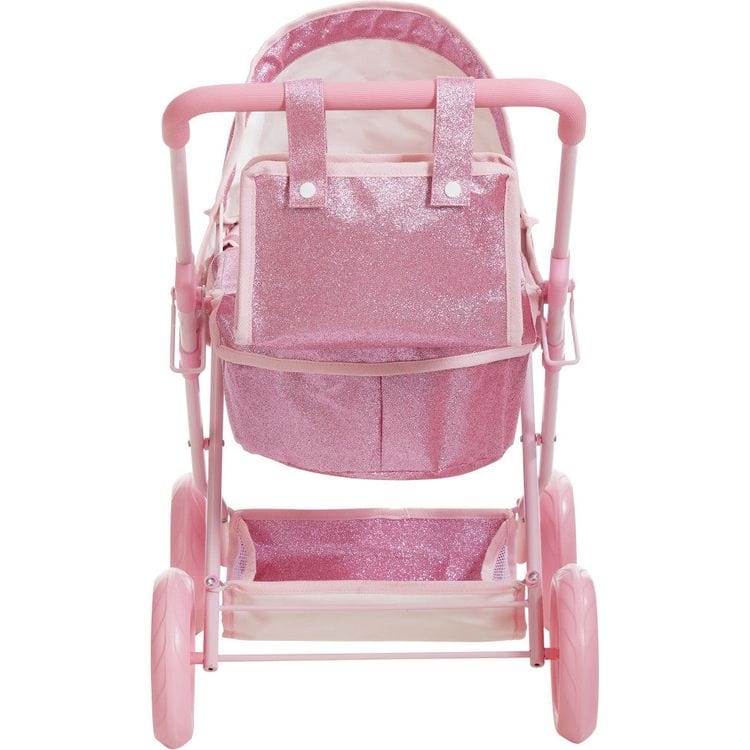 Olivia's Little World Baby Doll Bassinet Pram with Cover - Image 5