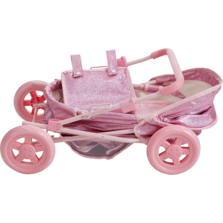 Olivia's Little World Baby Doll Bassinet Pram with Cover - Image 6