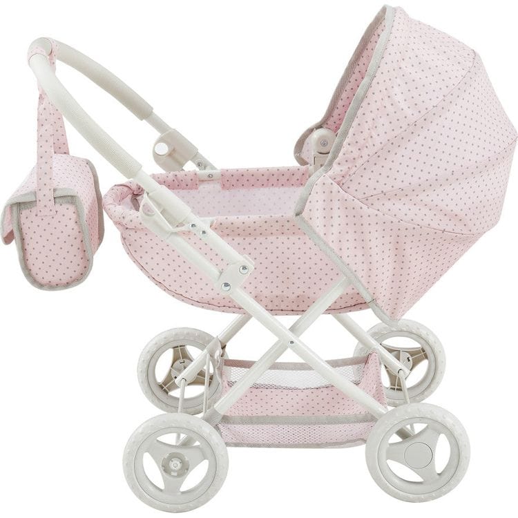 Alternative view of Olivia's Little World Polka Dot Princess Baby Doll Pram Stroller