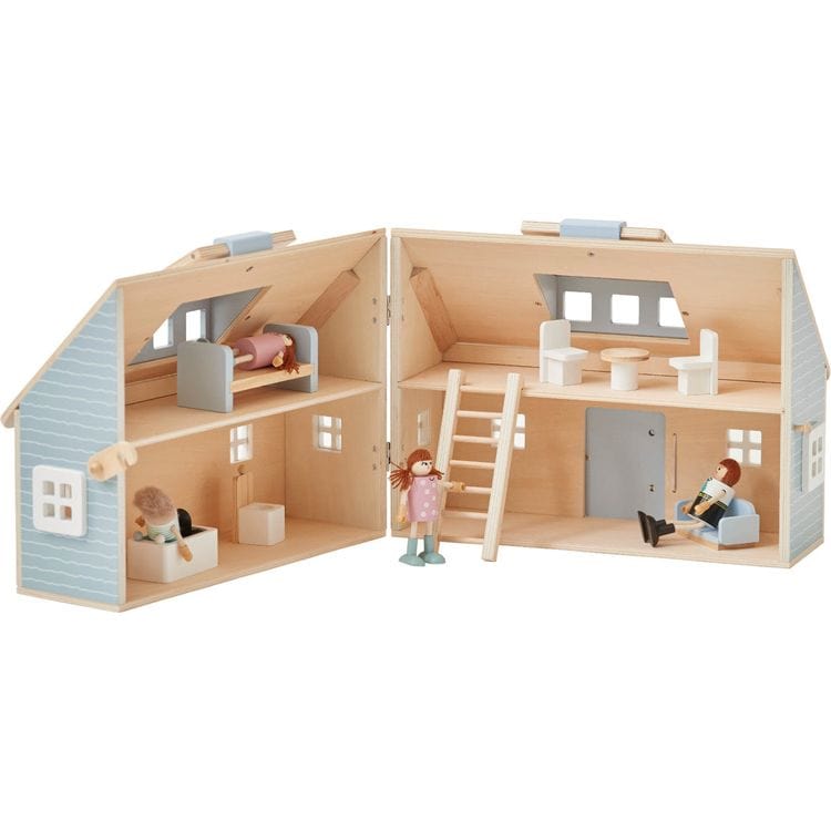 Olivia's Little World Quaint Portable Dolls Cottage & Accessories for 3.5" Dolls - Image 6