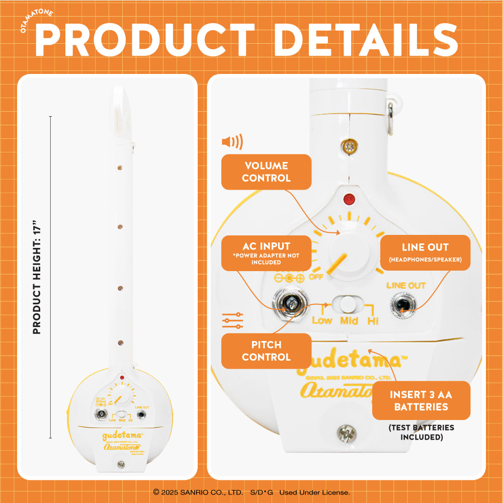 Otamatone Deluxe - Gudetama - Image 4