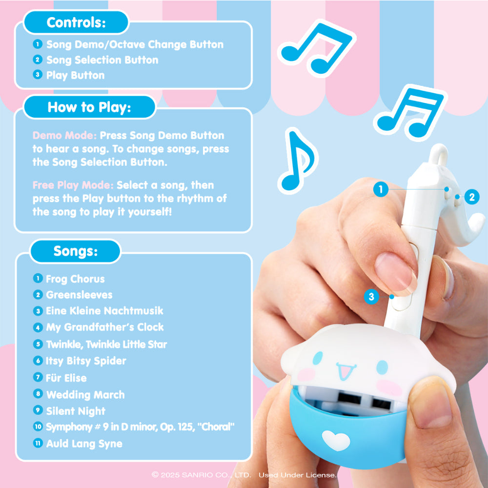 Otamatone Melody Sanrio - Cinnamoroll - Image 4