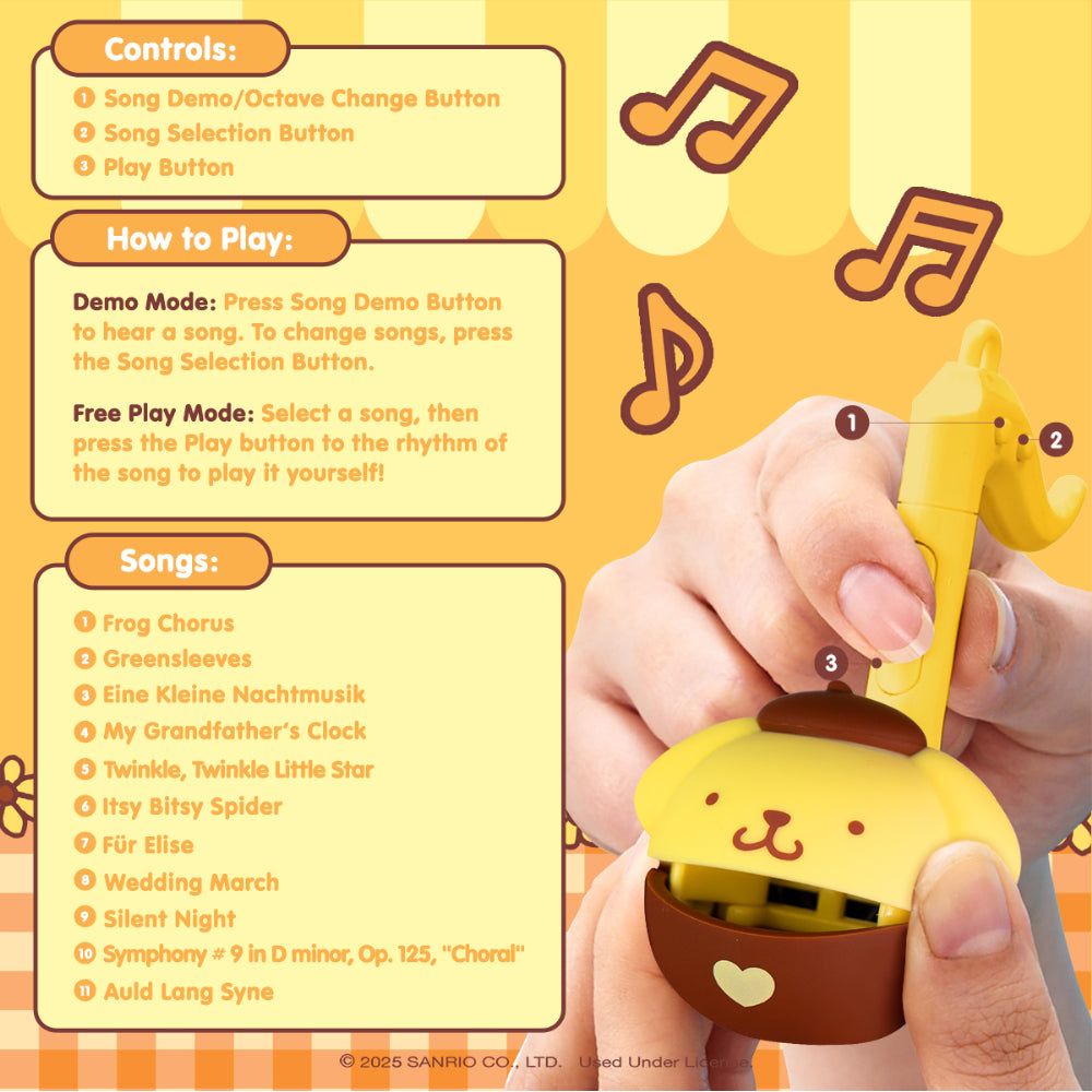Otamatone Melody Sanrio - Pompompurin - Image 4