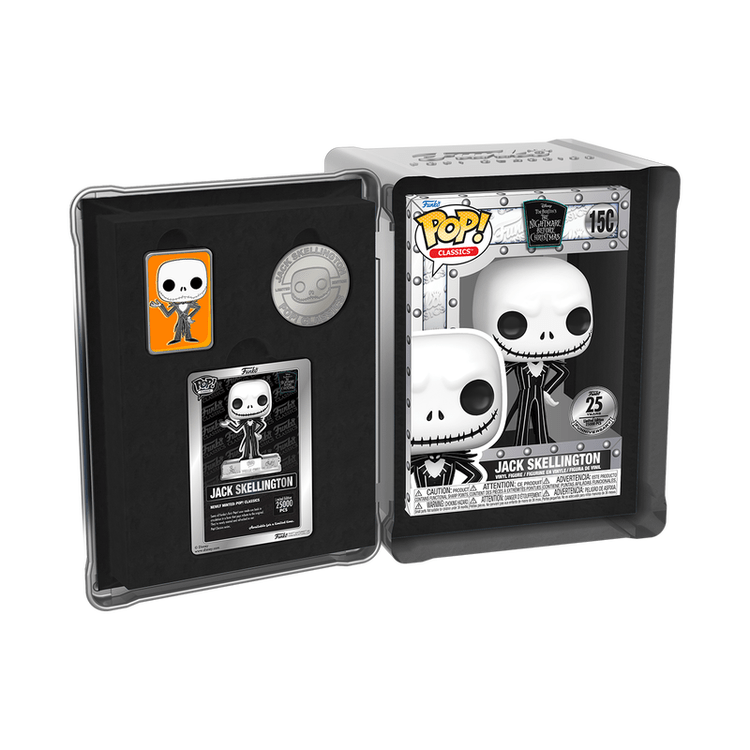 Alternative view of POP! Classics: Jack Skellington Funko 25th Anniversary