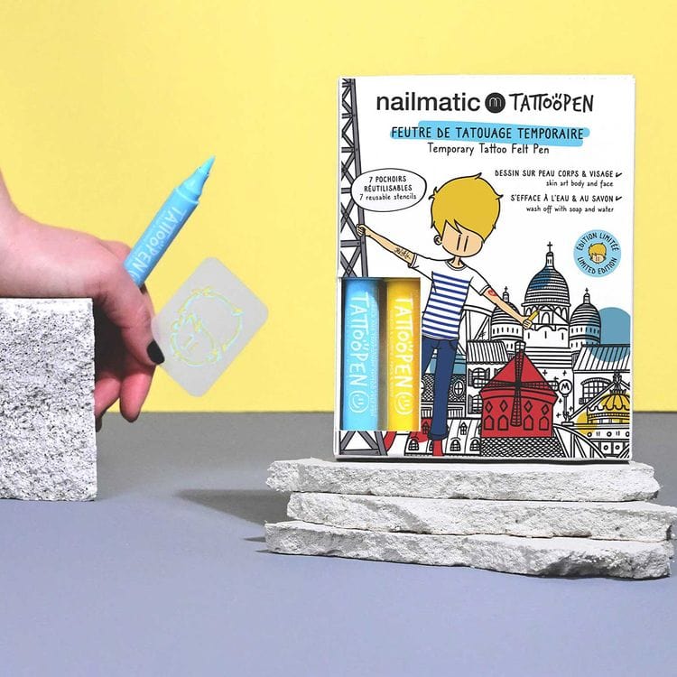 Alternative view of Paris Tattoo Pen Set for Kids