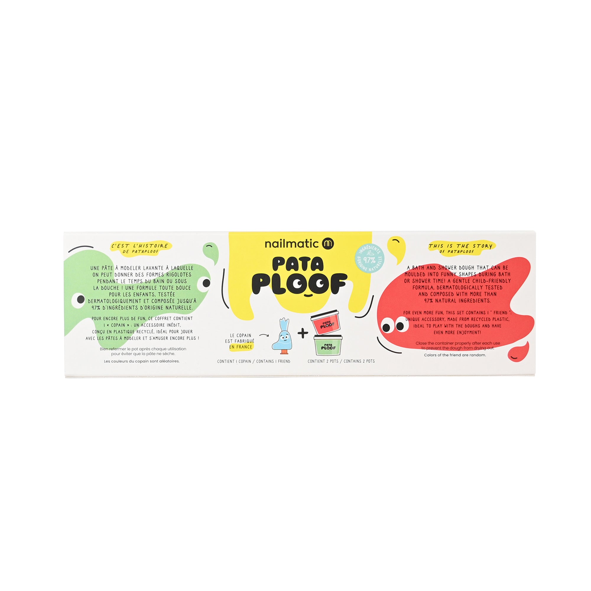 Alternative view of Pataploof Bloop - Bath Dough Set of 2 in Green + Red
