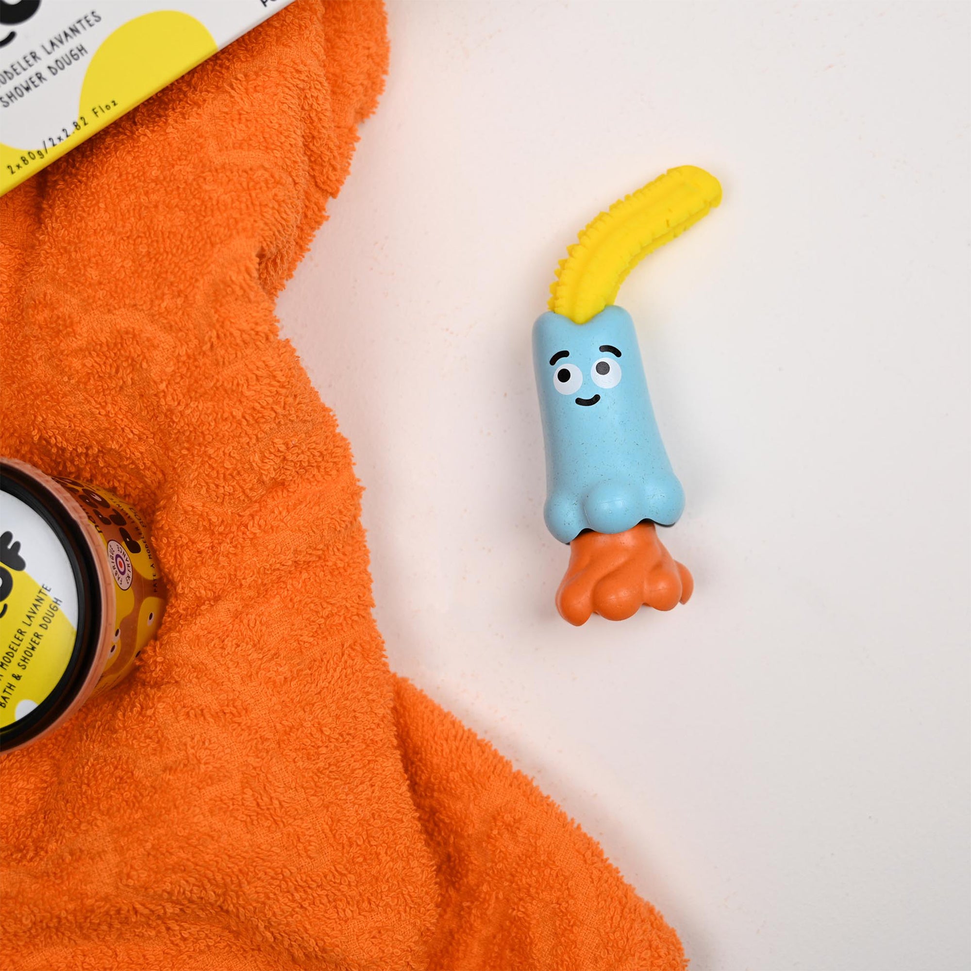 Pataploof Ploofy - Bath Dough Set of 2 in Yellow + Orange - Image 3