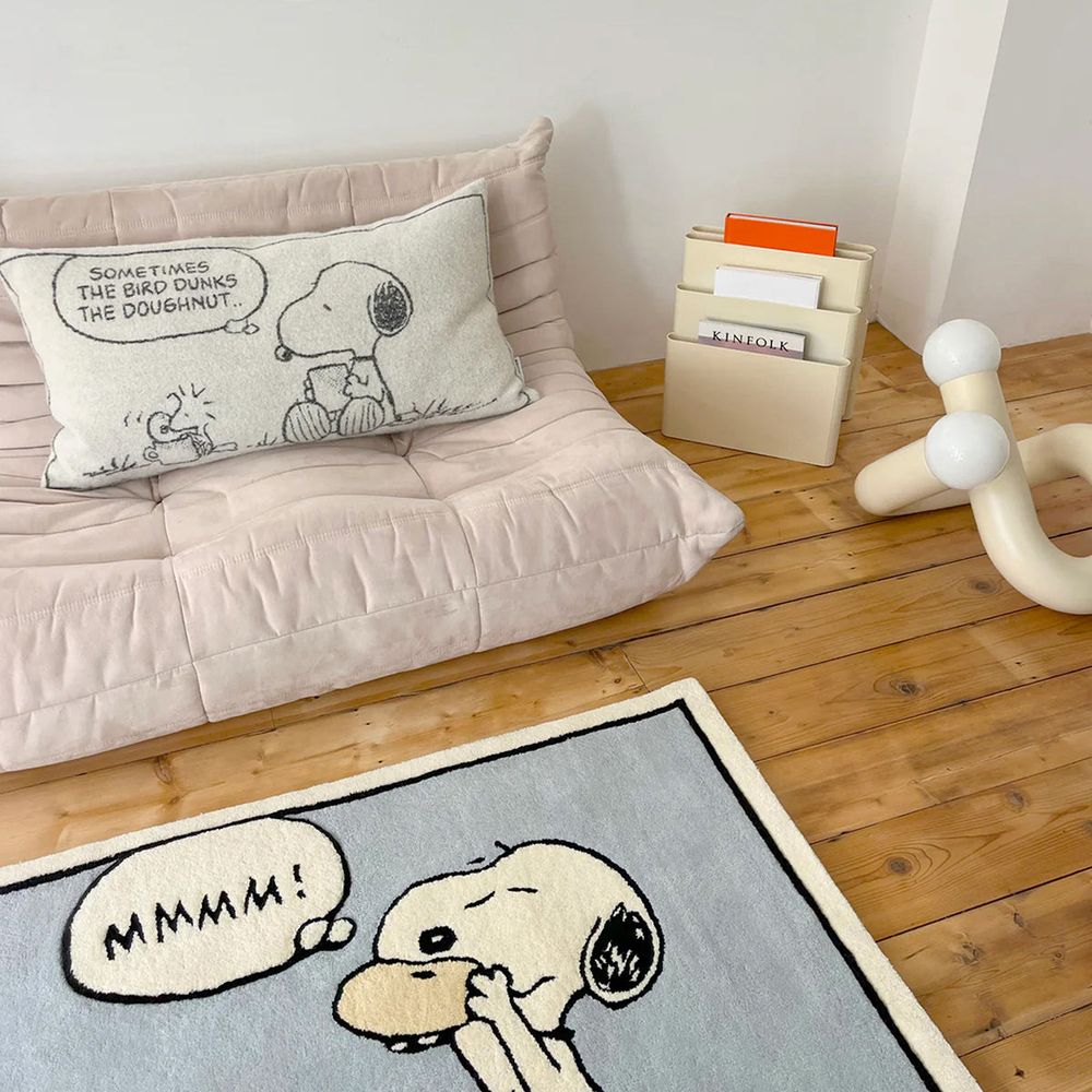 Alternative view of Peanuts Cushion Cover XL - Doughnut Comic