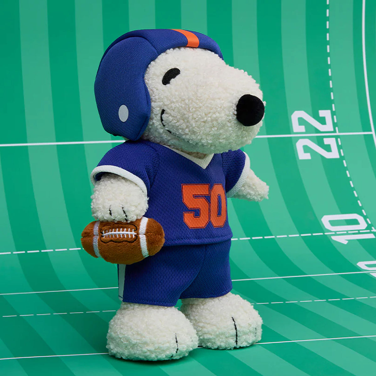 Alternative view of Peanuts Snoopy American Football Plush - 9"