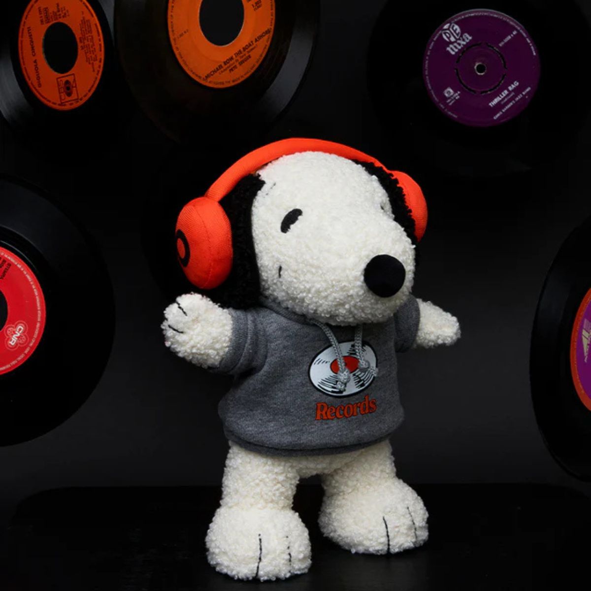 Alternative view of Peanuts Snoopy DJ Plush - 9"