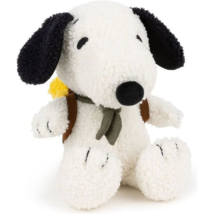 Alternative view of Peanuts Snoopy Plush with Woodstock in Backpack - 8"