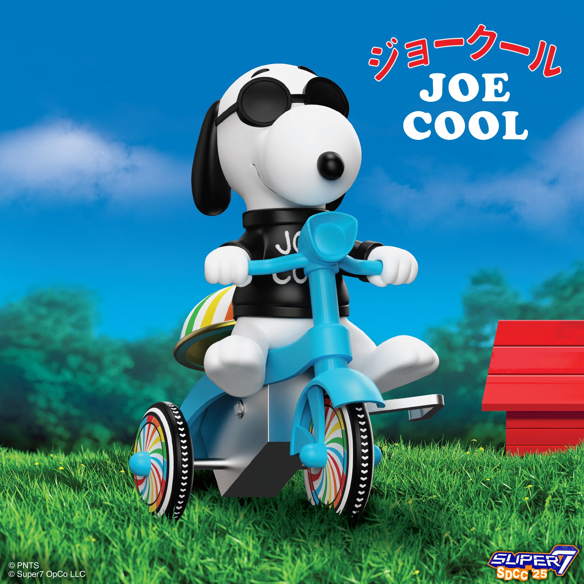 Alternative view of Peanuts Super Cycles Figure - Joe Cool