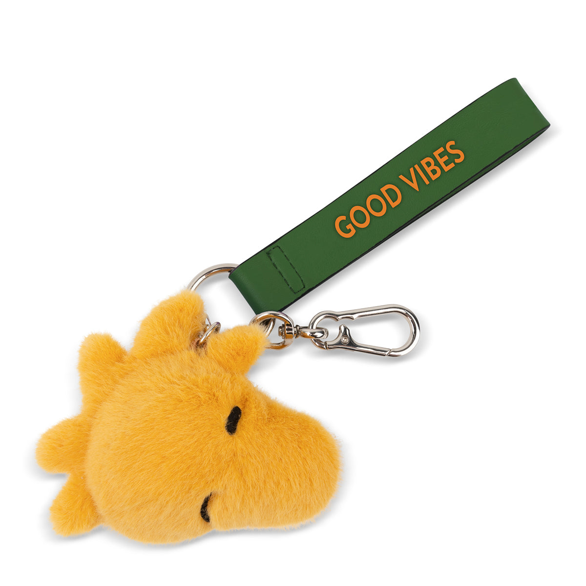 Peanuts Woodstock Fuzzy ECO Yellow Bag Charm - 3.5"