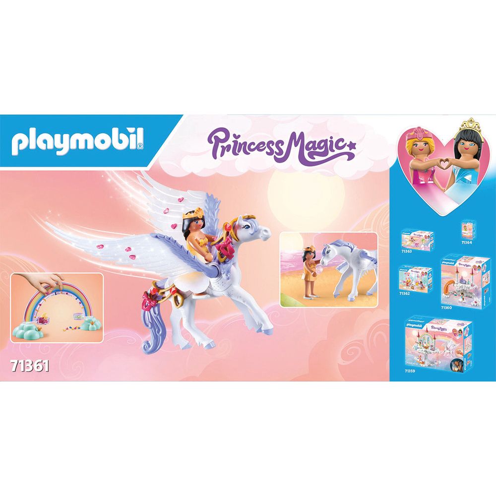 Pegasus with Rainbow in the Clouds Playset - Image 7