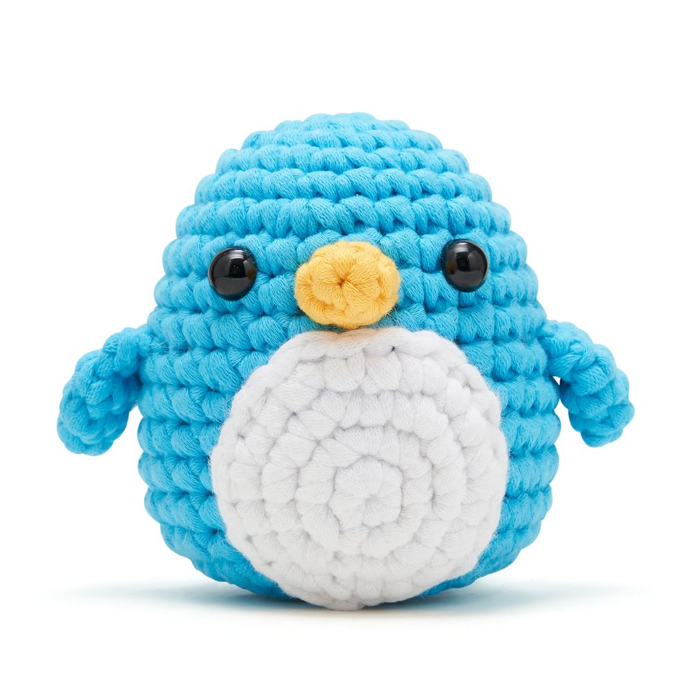 Alternative view of Pierre the Penguin Learn to Crochet Kit