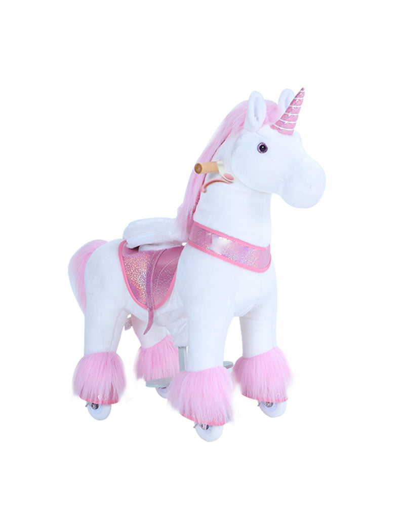 Pink Model U Ride-On Unicorn - 3-4 Years