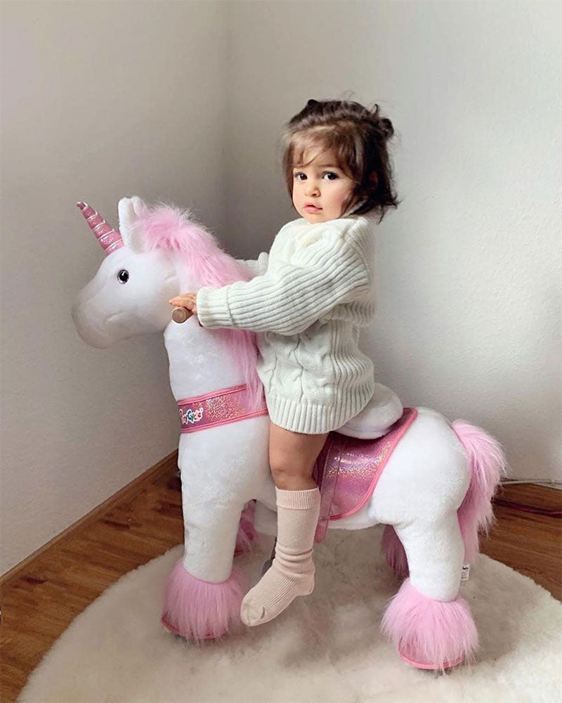 Alternative view of Pink Model U Ride-On Unicorn - 3-4 Years