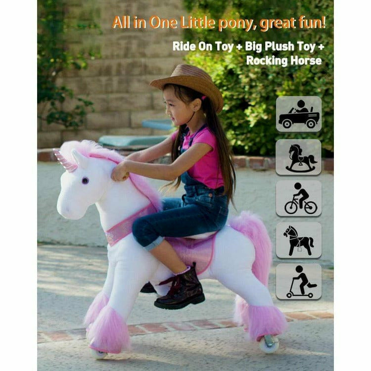 Alternative view of Pink Model U Ride-On Unicorn - 4-7 Years