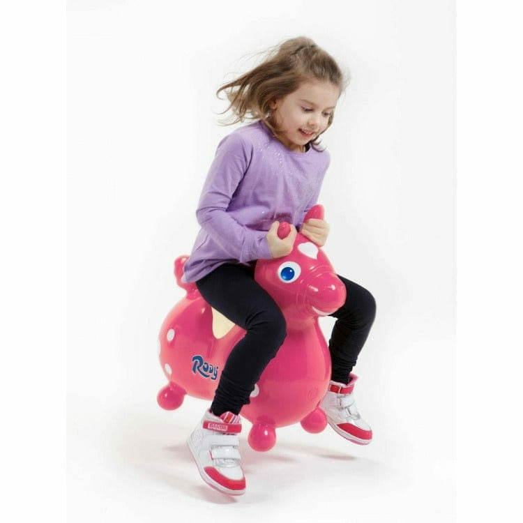 Pink Rody Horse Inflatable Bouncer Ride-on - Image 2