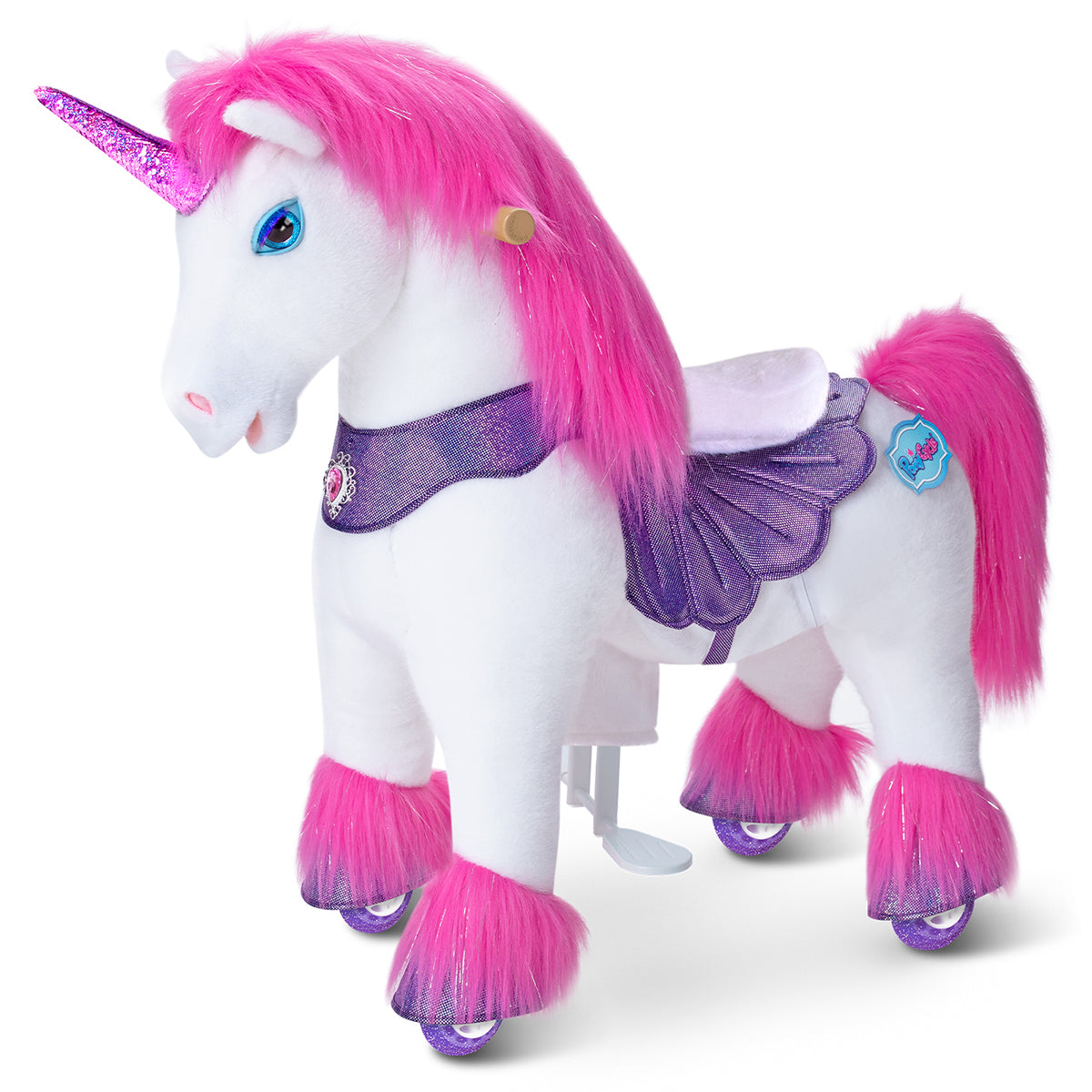 Pink Unicorn Model Y Ride on Toy - 3-4 Years