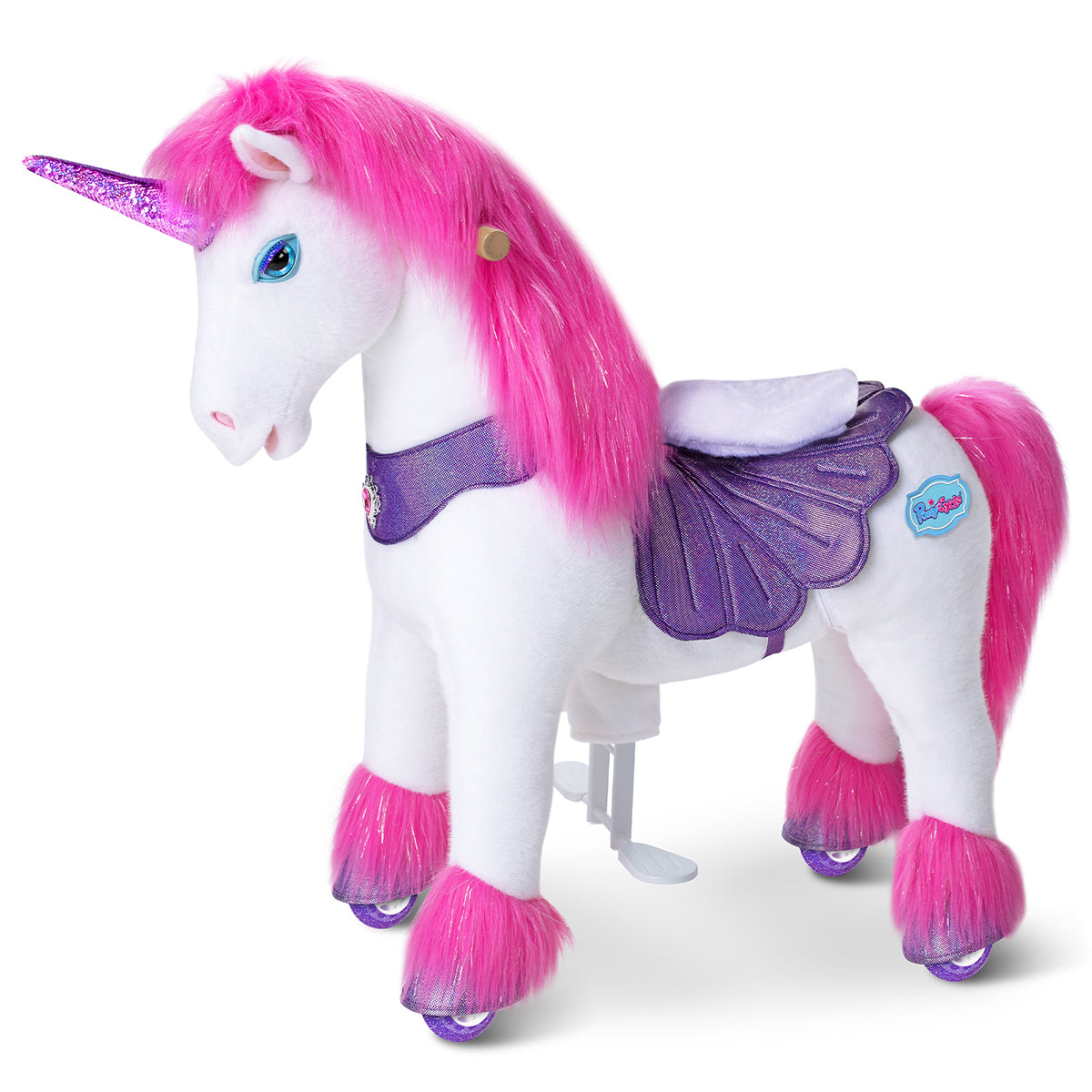 Pink Unicorn Model Y Ride on Toy - 4-7 Years
