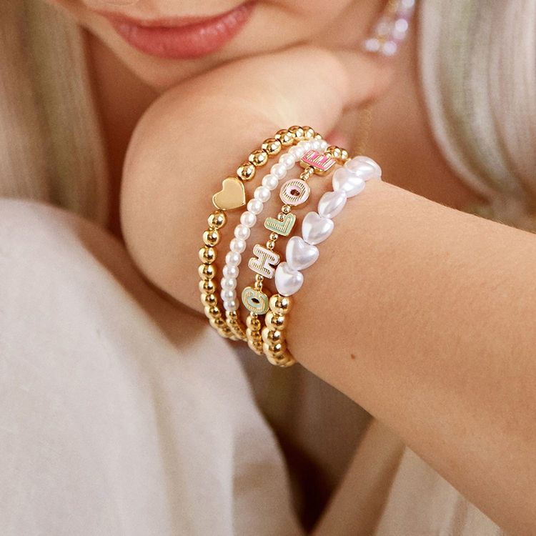 Alternative view of Playful Pearls Kids' Bracelet Set