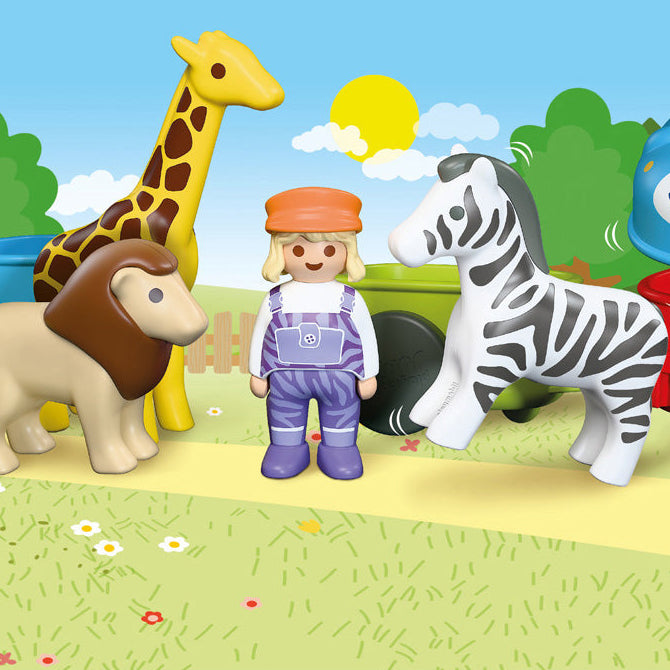 Alternative view of Playmobil Junior: Animal Train