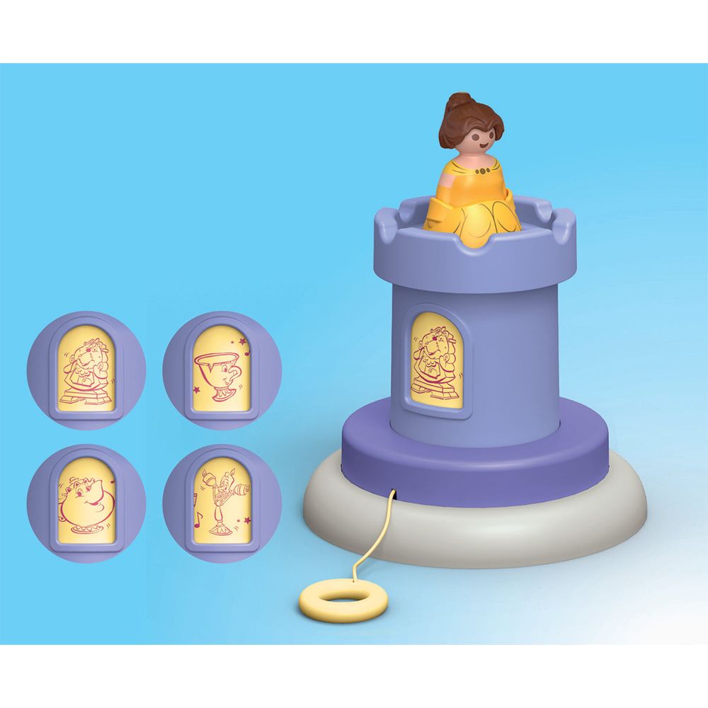 Alternative view of Playmobil Junior & Disney: Belle's Play Tower with Sound Playset