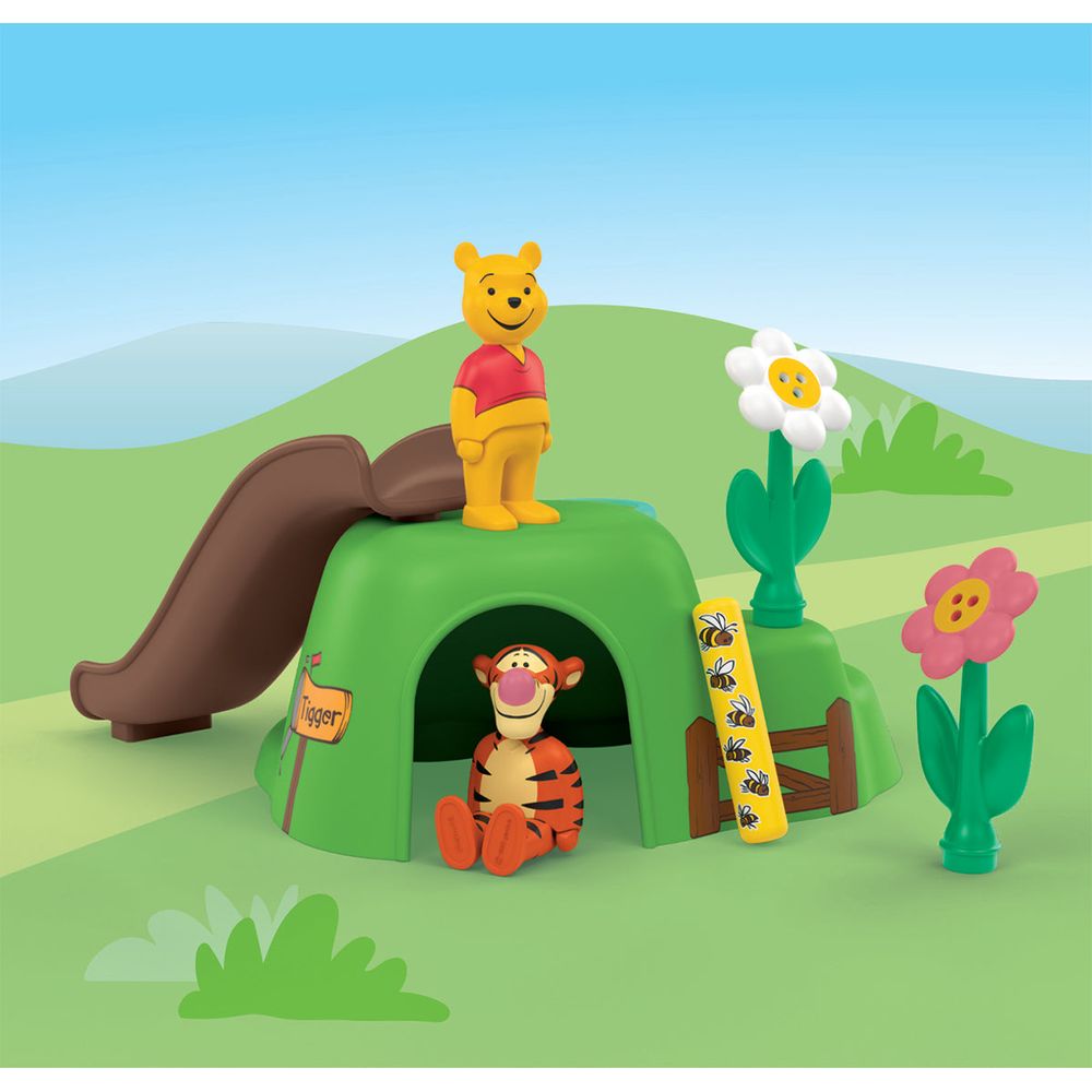 Alternative view of Playmobil Junior & Disney: Winnie the Pooh's & Tigger's Bee Garden Playset