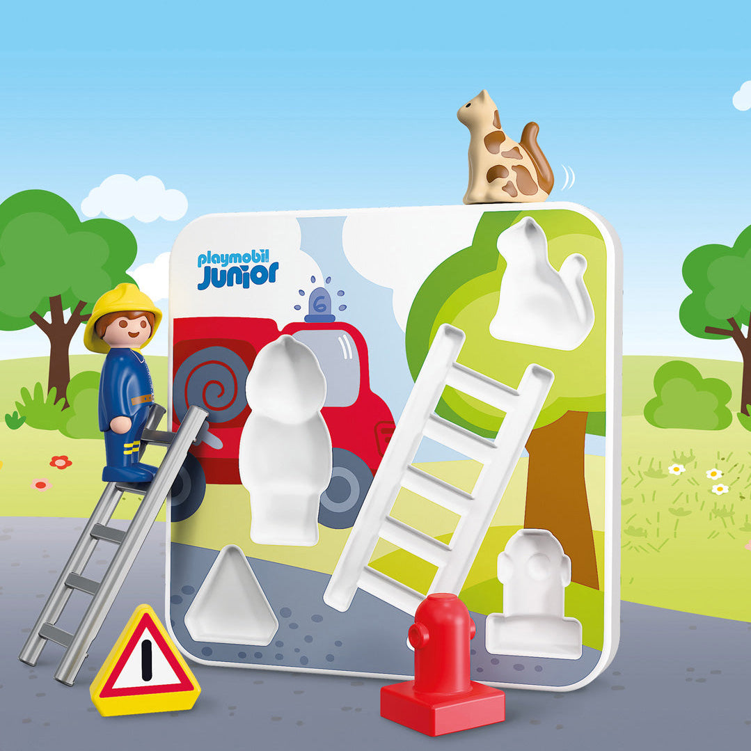 Playmobil Junior: Firefighter Puzzle - Image 4