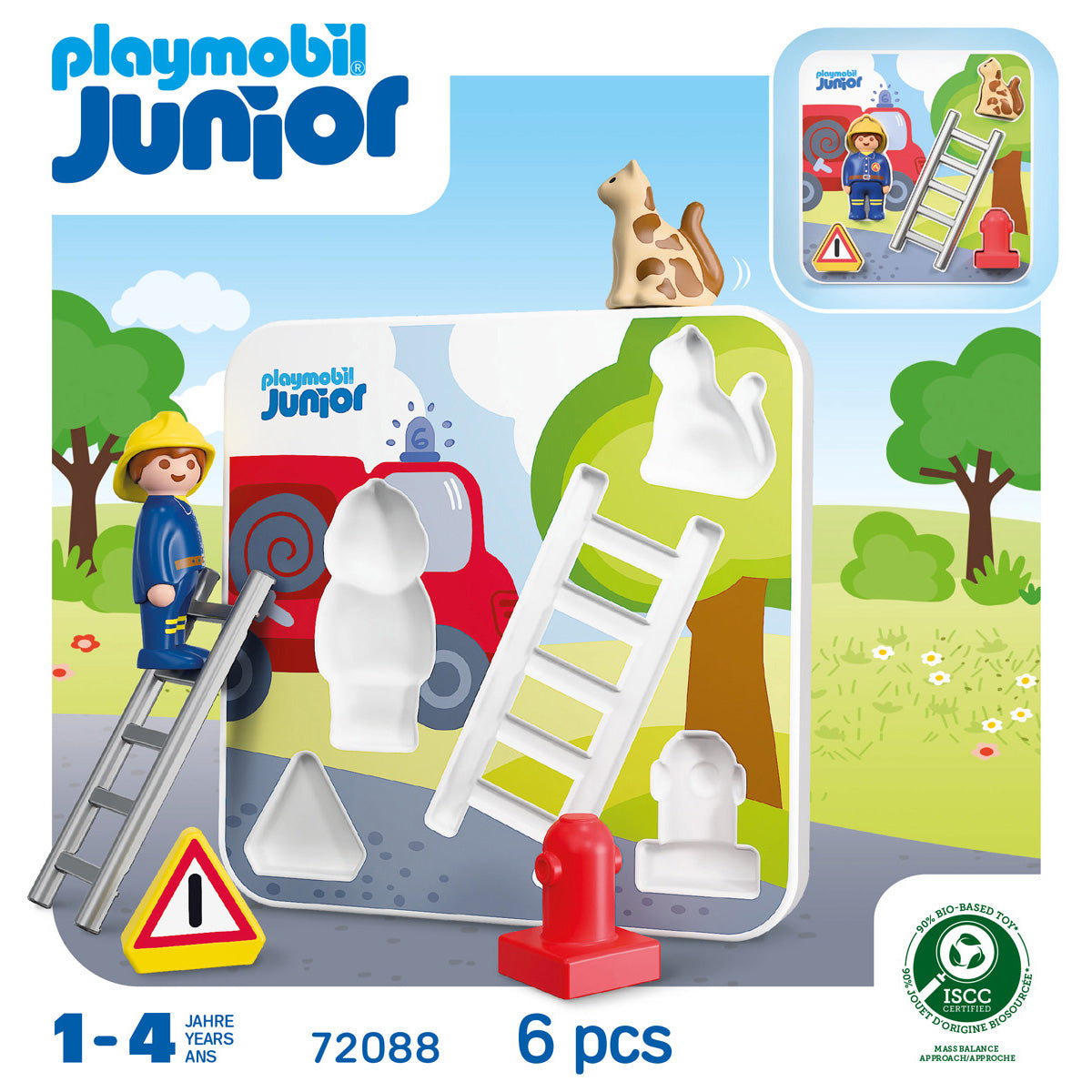 Playmobil Junior: Firefighter Puzzle - Image 6