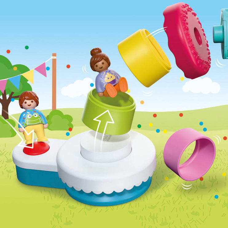 Playmobil Junior: Popping Surprise Birthday Cake Playset - Image 3