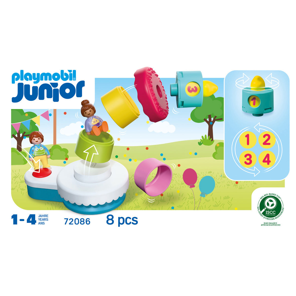 Playmobil Junior: Popping Surprise Birthday Cake Playset - Image 6