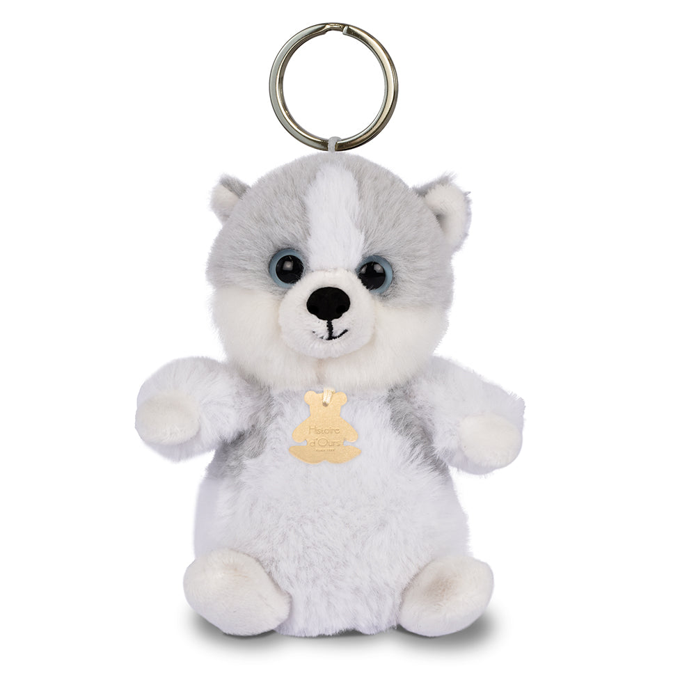 Plush Husky Bag Charm