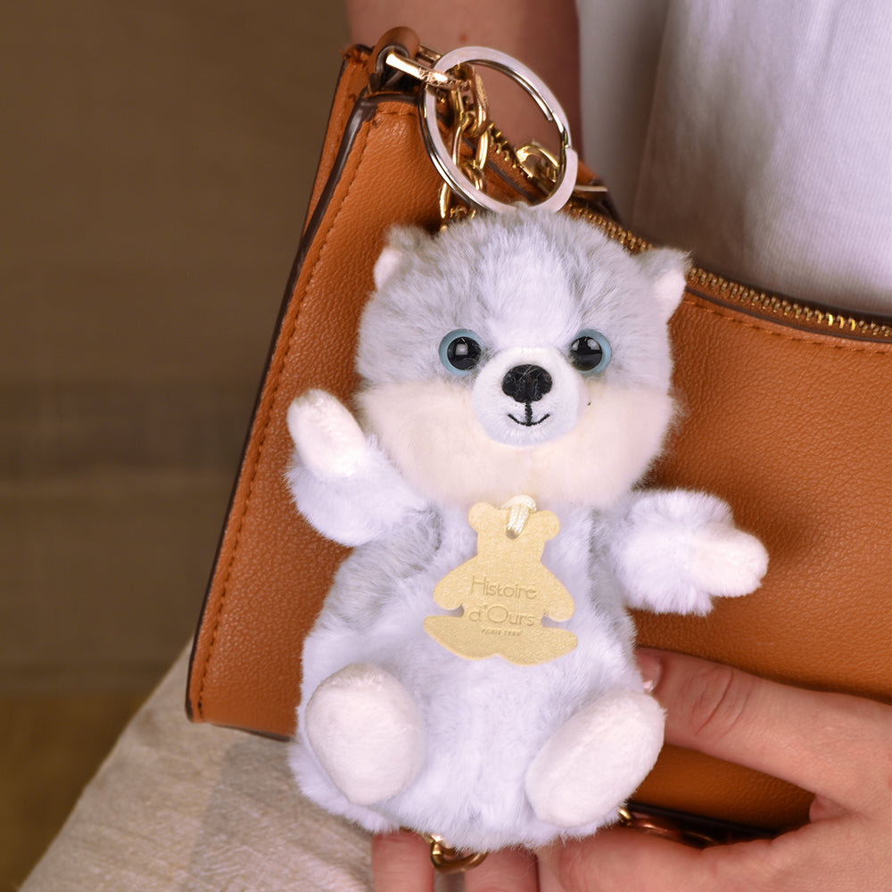 Alternative view of Plush Husky Bag Charm